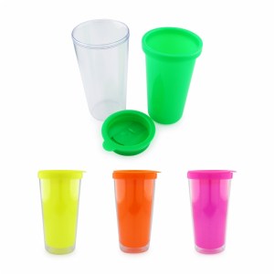 Vaso Viajero Etiqueta No2 Neón